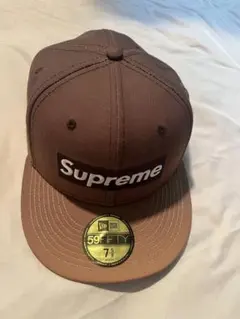 【美品】Supreme シュプリーム キャップ ジェットキャップ 茶色 ブラウン Supreme シュプリーム 22SS washed chino twill camp cap キャンプ