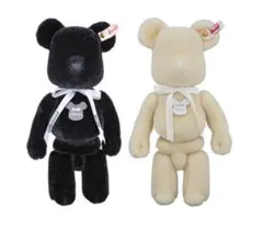 ベアブリック／BE@RBRICK × STEIFF BLACK／WHITE 2025年最新】Steiff BE@RBRICKの人気アイテム - メルカリ