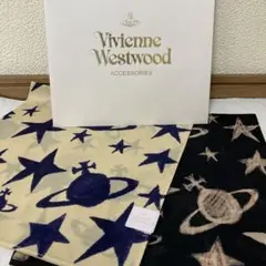 ビビアンウエストウッド　ユニセックスハンカチ2枚　ショッパー2枚