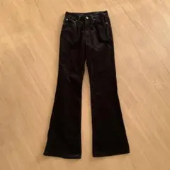 コーデュロイ ブラック