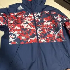 adidas デジタル迷彩ナイロンジャケット Lサイズ