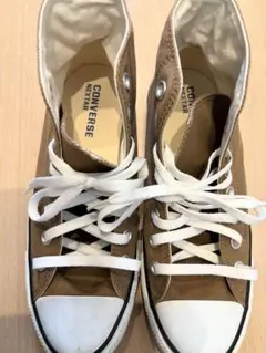 CONVERSE ブラウン ハイカットスニーカー