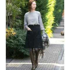 アーバンリサーチ ロッソ ポケット台形ミニスカート