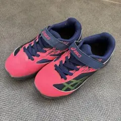 ASICS キッズ スポーツシューズ ピンク/ネイビー