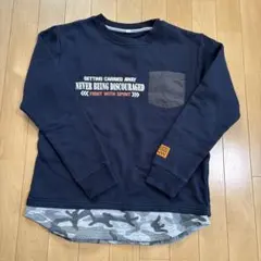 ネイビー スウェットトレーナー 160