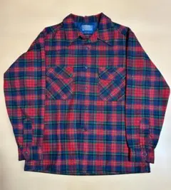 50-60s SIR PENDLETON サマーウール オープンカラーシャツ M - メルカリ