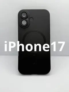 iPhone17 ブラック MagSafe ケース 新品　レンズ保護　2488