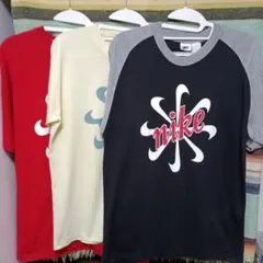 NIKE ナイキ 浮世絵 芸者 風車タグ 80s 復刻 Tシャツ L フェード
