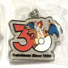 ポケモン30周年 メタルチャームマスコット リザードン