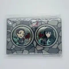 鬼滅の刃　ご当地マンホール風缶バッジセット　東京　炭治郎　無一郎