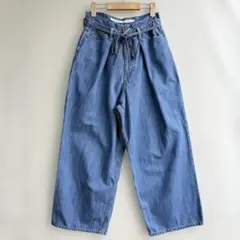 ニコアンド　レディース　バギーパンツ　デニム　M ジーンズ　太い