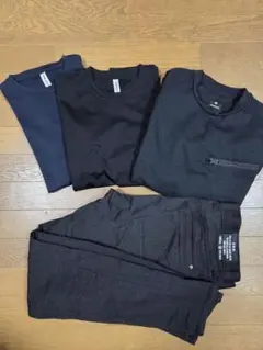 BURTLE　エンジニアシャツ&カーゴパンツ&Tシャツ&ロンTシャツセット