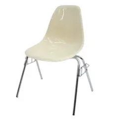 タイムセール新品未使用　イームズ シェルチェア　リプロダクト 　クリームホワイト