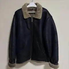 B-3 ムートン ジャケット レザージャケット ブラック