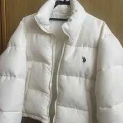 ホワイト ダウンジャケット
