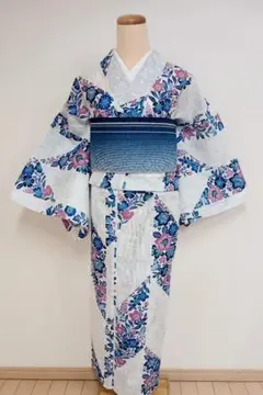 絞り染め　浴衣　夏着物代わりにも 絞り染め 浴衣 夏着物代わりにも | Mercari