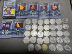 【非売品】ポケモンメタルコイン　パスフォルダーNo.７ 平成 Meiji乳業 ポケモンメタルコインパスフォルダー コイン 激