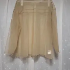ナイロンチュールレイヤードプルオーバー2 ウォッシャブル