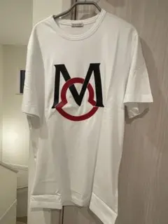 MONCLER ホワイト ロゴ Tシャツ　モンクレール　サイズL 美品！正規品