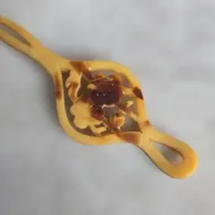 簪　かんざし　梅　鼈甲張　鼈甲風　張鼈甲　着物　浴衣　和装　G3