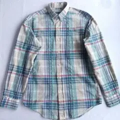 L.L.BEAN 長袖シャツ チェック柄 香港製 90s