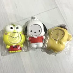 サンリオキャラクターズ フォトフレームマスコット3個セット ო̤̫