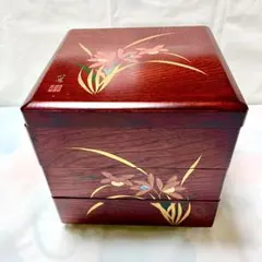 【超美品】会津ぬり３段重箱 重箱三段重 萩にうずら 会津塗 - メルカリ