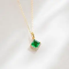 N062 ネックレス 人工サファイア CZダイヤ S925 K18コート N062 ネックレス 人工サファイア CZダイヤ S925 K18コート - メルカリ