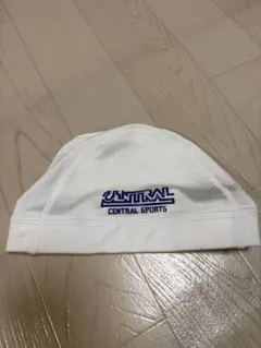 セントラルスポーツ 水泳帽 ホワイト L