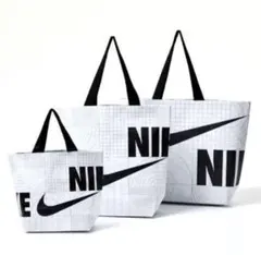 新品人気NIKE ナイキ ショップ袋 エコバッグ ショッパー SML 3枚セット