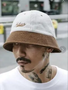 新品 Subciety サブサエティー 2TONE CORDUROY HAT