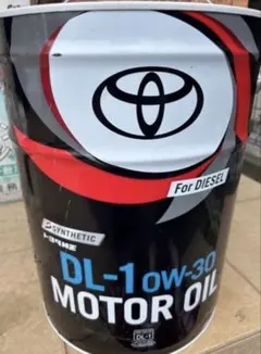 トヨタ純正 ディーゼルエンジンオイル DL-1 0W-30 残量6リットルのサムネイル