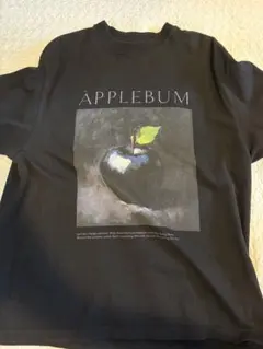 APPLEBUM リンゴ絵柄 Tシャツ Lサイズ ブラック