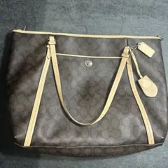 COACH コーチ シグネチャー トートバッグ F17740 ブラック系 - メルカリ
