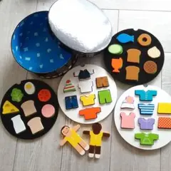 Benesse　food &clothing パズルセット