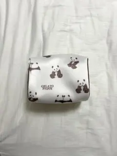 gelato pique パンダ総柄スクエアポーチ