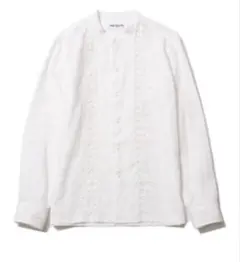 RUDE GALLERY BRAID SHIRT LINEN WHITEのサムネイル