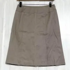 エニィスィス　コットンブレンドタイトスカート　グレージュ　3 / L