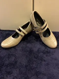 COMFORT CLINIC ストラップ パンプス ベージュ 23.5 レザー