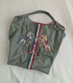 【美品】Ball & Chain 馬刺繍 エコバッグ Mサイズ