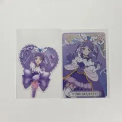 映画 キミとアイドルプリキュア 特典 うちわ型クリアカード グミ マジェスティ