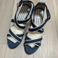 【送料込】ダイアナ ウェッジソール サンダルLサイズ