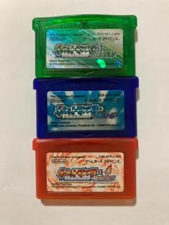 ポケットモンスター エメラルド・サファイア・ファイアレッド3本セット