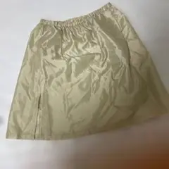ベージュ スリップ・ペチコート ゴムウエスト