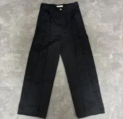 ブラック ワイドパンツ