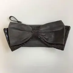 ケイトスペード リボン クラッチ バッグ パーティー 結婚式