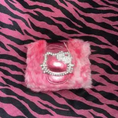 希少 y2k 平成 HelloKittyハローキティ ヒョウ柄 パスケース