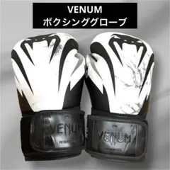 【お値下げ中】 VENUM ボクシンググローブ 12oz ホワイト ブラックのサムネイル