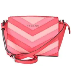 【 美品 】マイケルコース ピンク グラデーション ショルダー