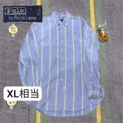 【265】Polo by Ralph Lauren 長袖シャツ XL相当